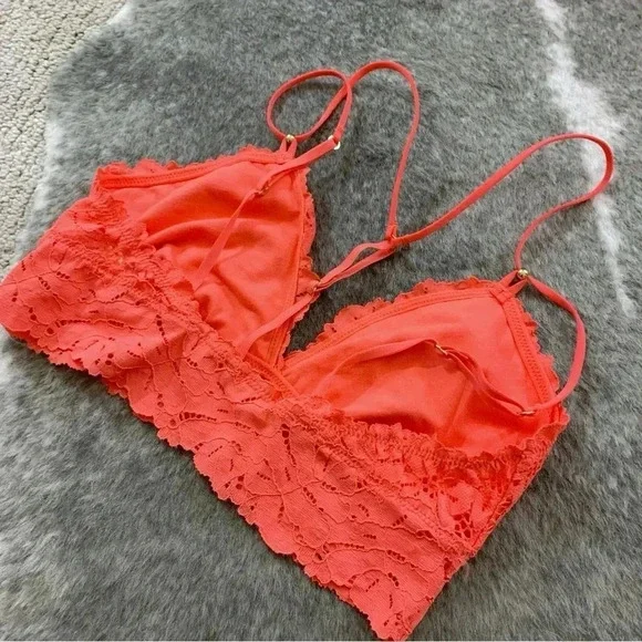 NWT Aerie Palm Lace Racerback Bralette - Picture 6 of 9